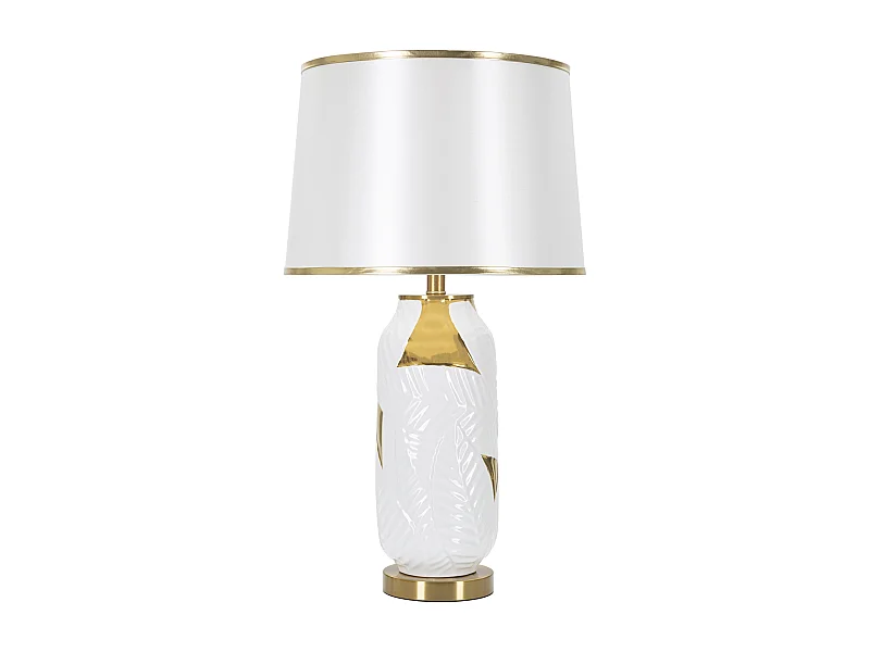 Lampe à Poser en Céramique "Camille" 70cm Blanc