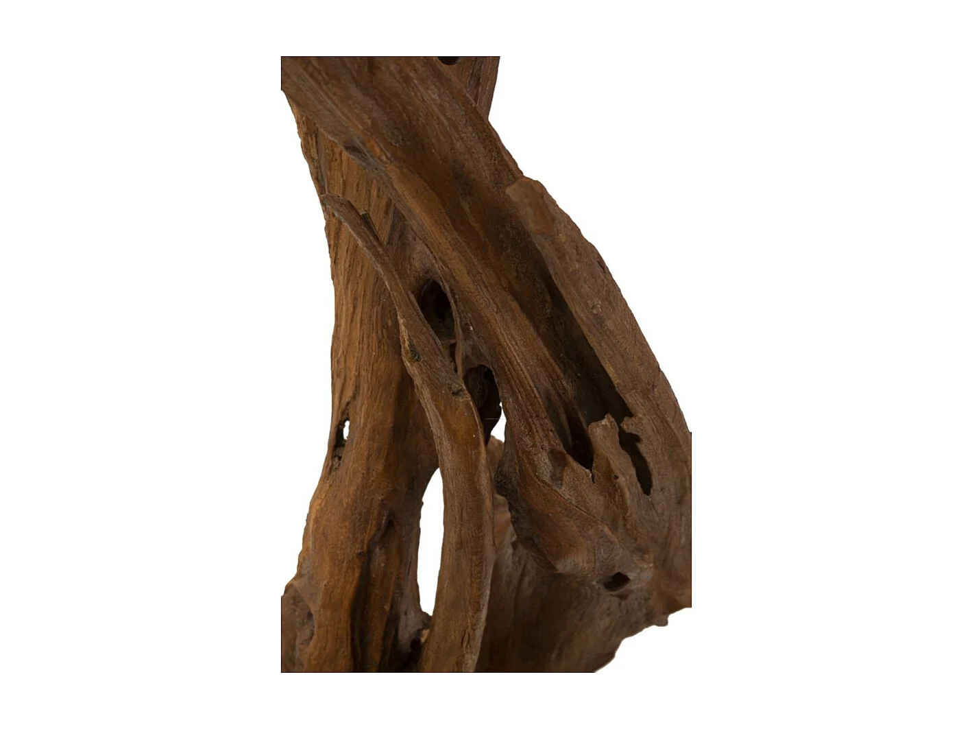 Lampe à Poser en Teck "Tavolo" 80cm Marron