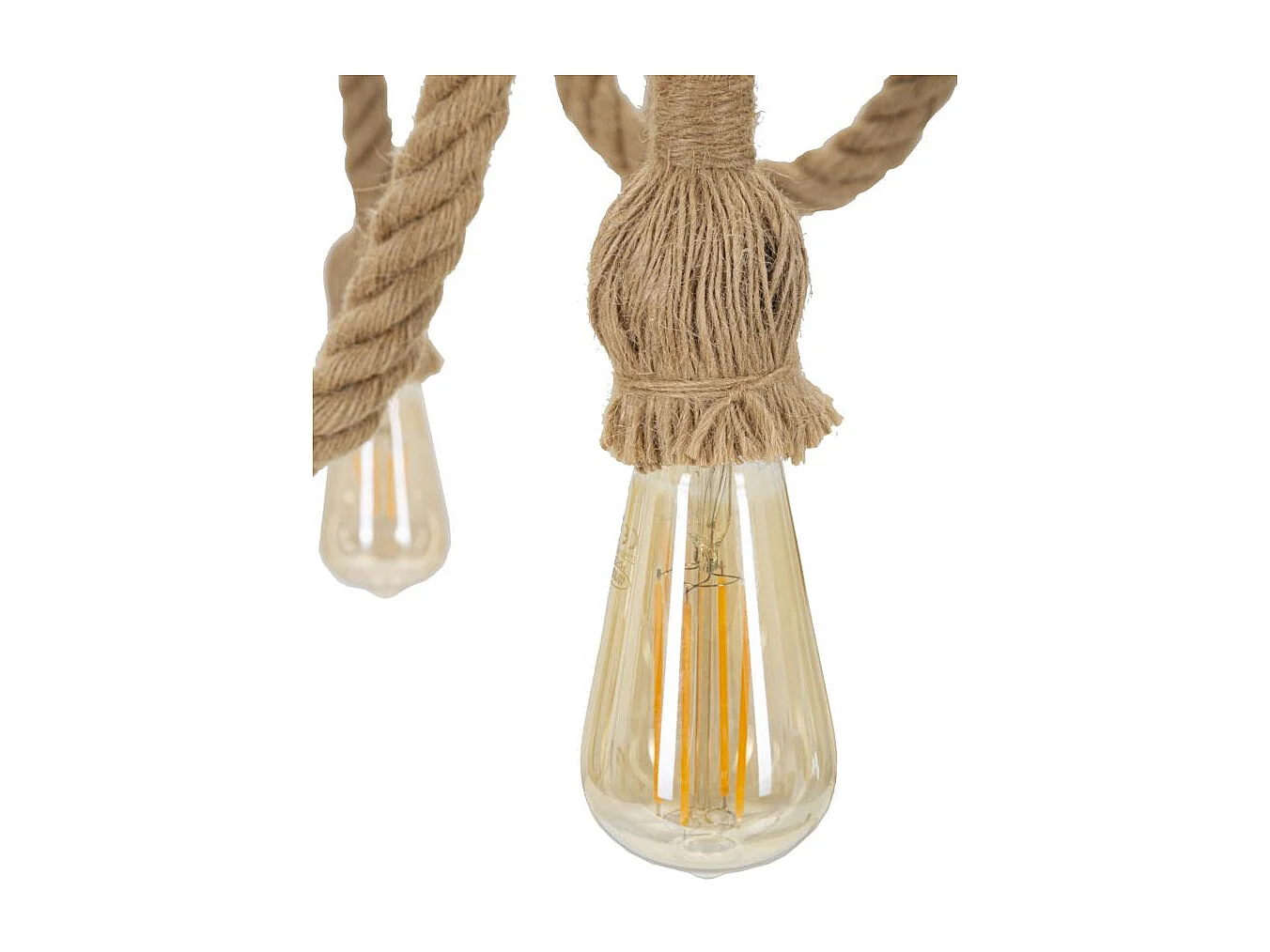 Lampe Suspension en Bambou "Rope" 64cm Naturel