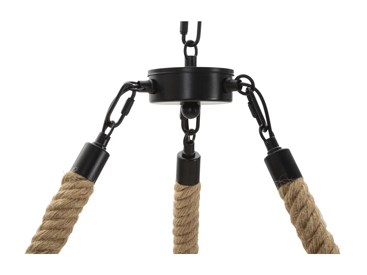 Lampe Suspension en Bambou "Rope" 64cm Naturel