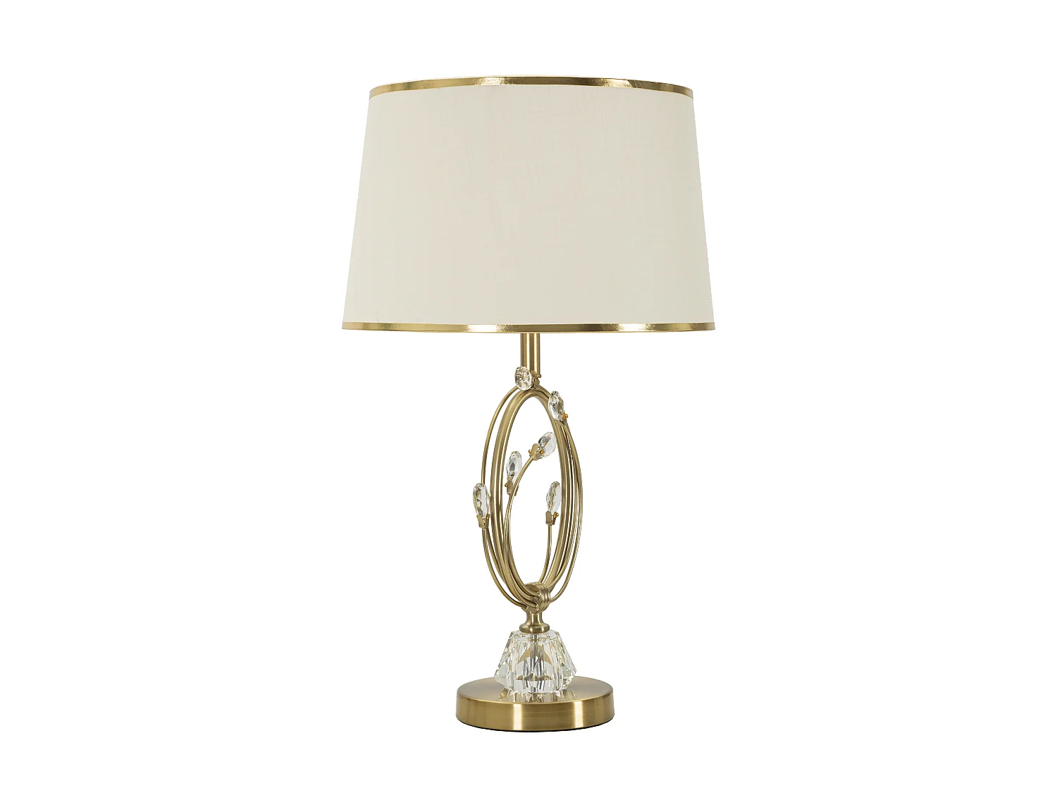 Lampe à Poser Design en Métal "Versailles" 60cm Or