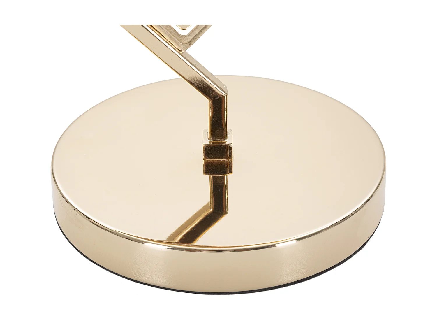 Lampada da tavolo in metallo dorato cm  Ø 30x56