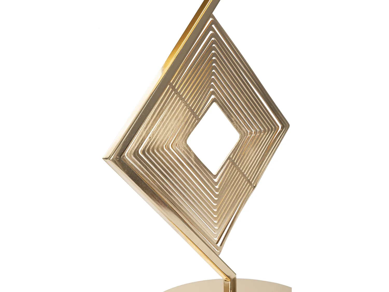 Lampe à Poser en Métal "Move" 56cm Or & Blanc