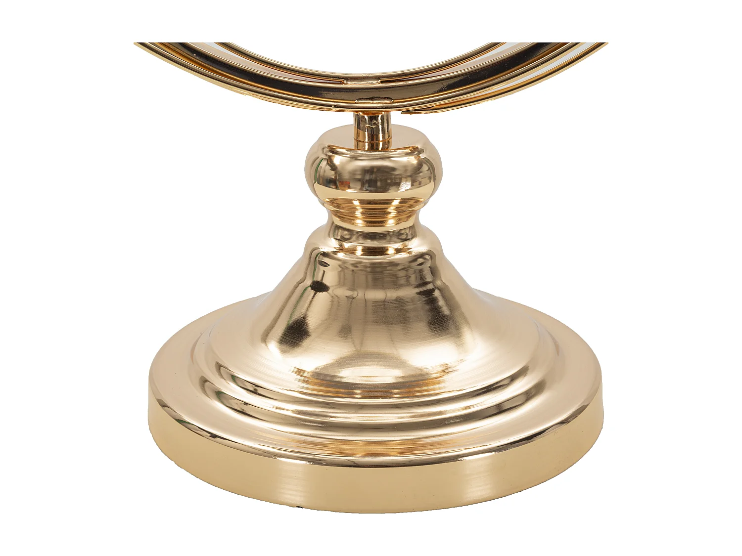 Lampada da tavolo in metallo dorato  cm  Ø 36x65