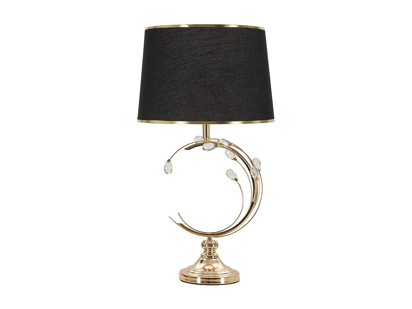 Lampe à Poser Design en Métal "Bruxelles" 65cm Or