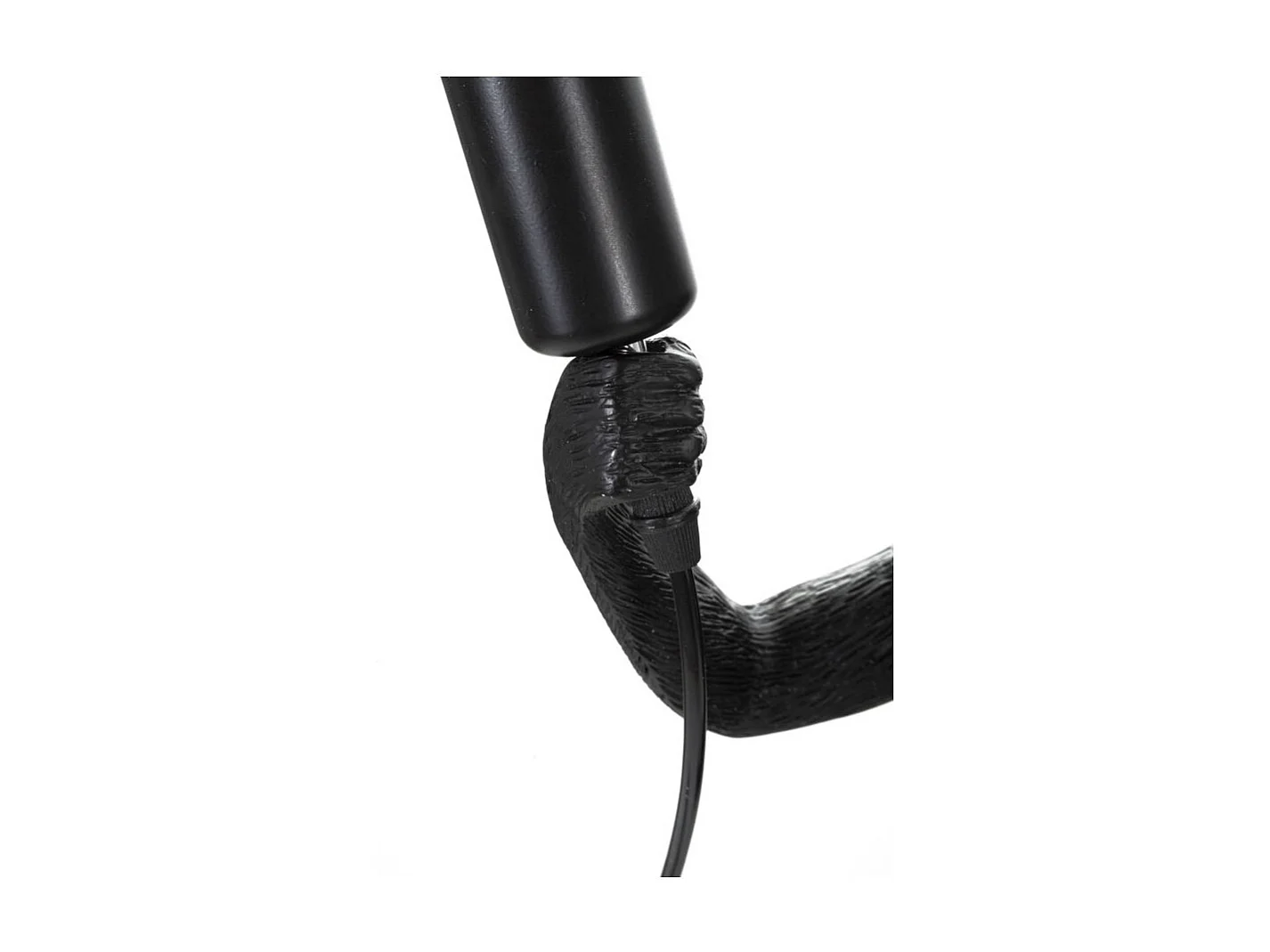 Lampe à Poser en Résine "Singe" 55cm Noir