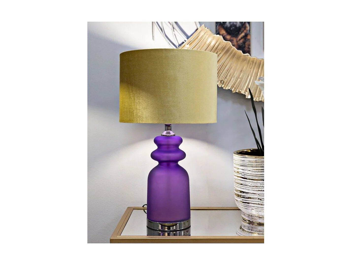 Glazen tafellamp cm Ø 32,5x57,5