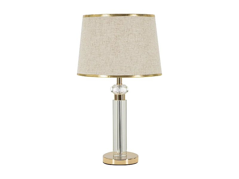 Lampada da tavolo in metallo e vetro cm  Ø 30x52,5