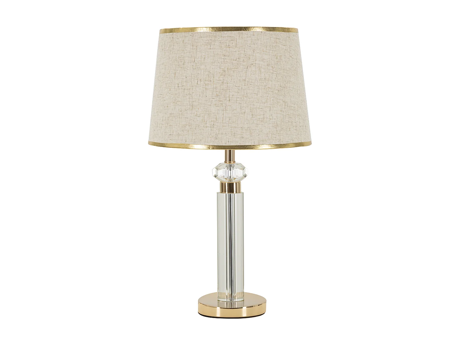 Lampe à Poser Design en Verre "Praga" 52cm Or