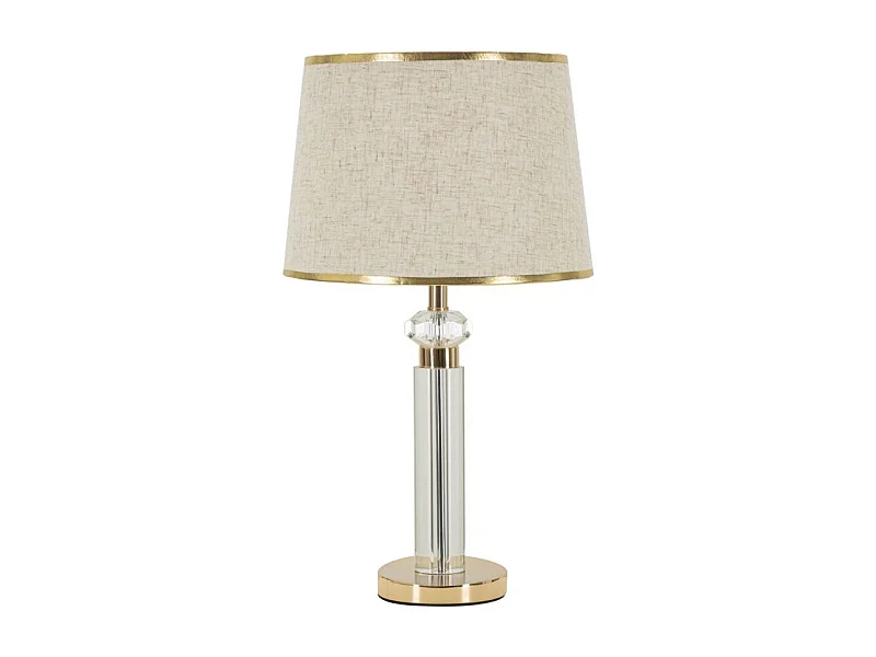 Lampe à Poser Design en Verre "Praga" 52cm Or