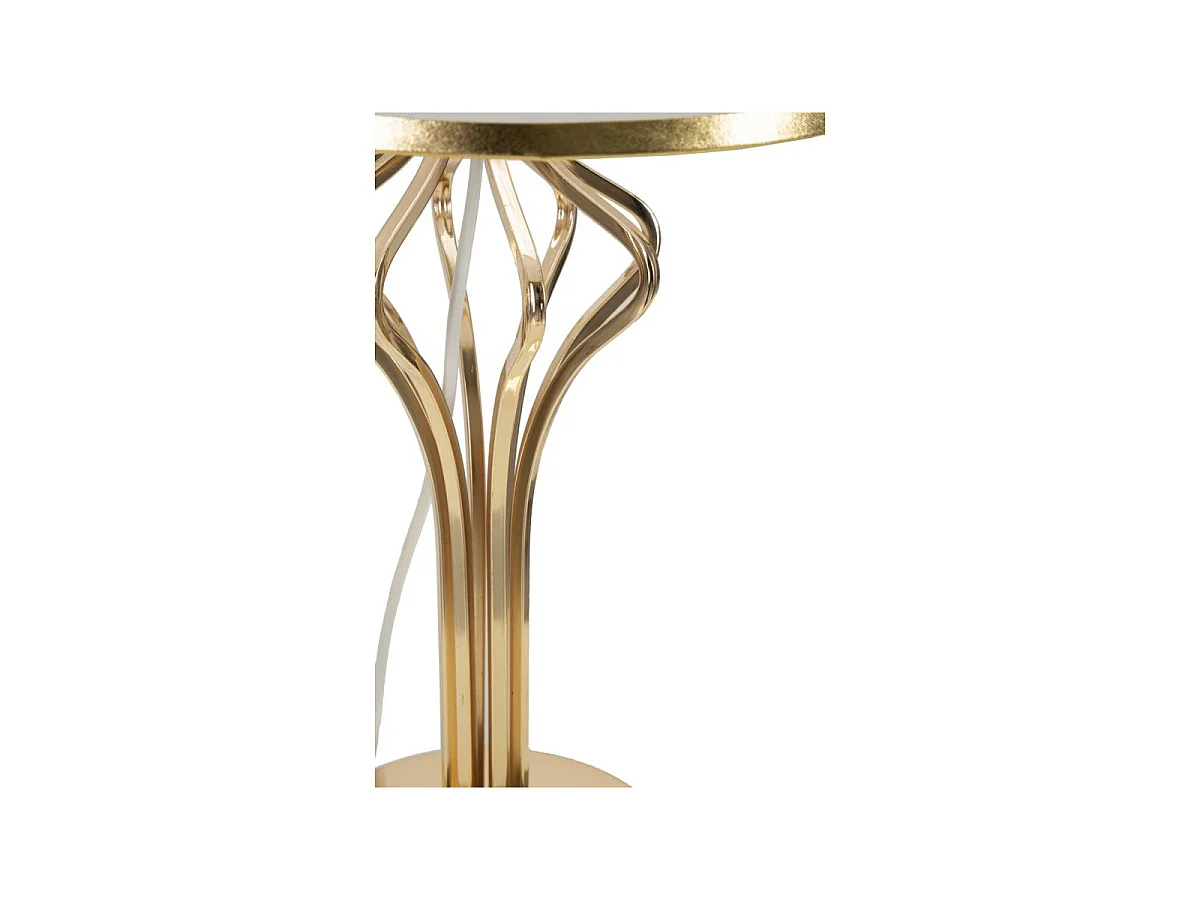 Lampada da tavolo con paralume in tessuto Slimmy