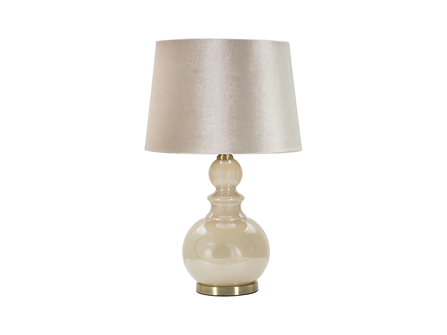 Lampe à Poser Design en Verre "Perly" 61cm Pearl