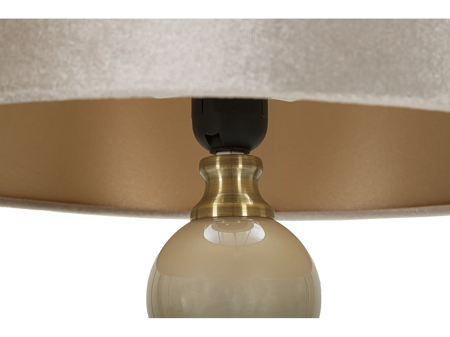 Lampe à Poser Design en Verre "Perly" 61cm Pearl