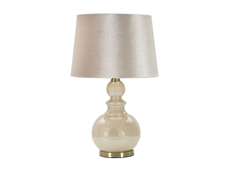 Lampe à Poser Design en Verre "Perly" 61cm Pearl