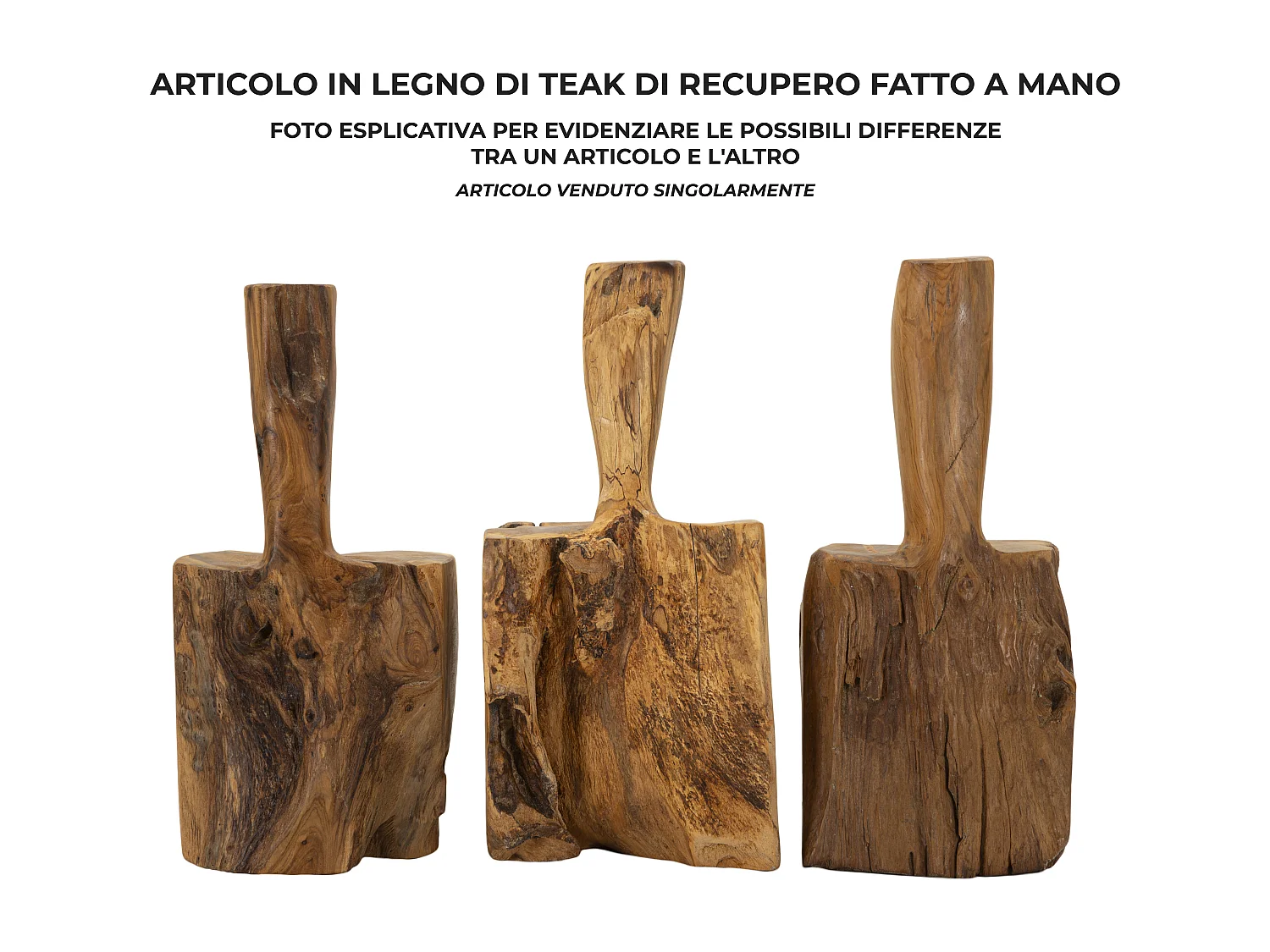Fermaporte in legno marrone cm 17x13x37