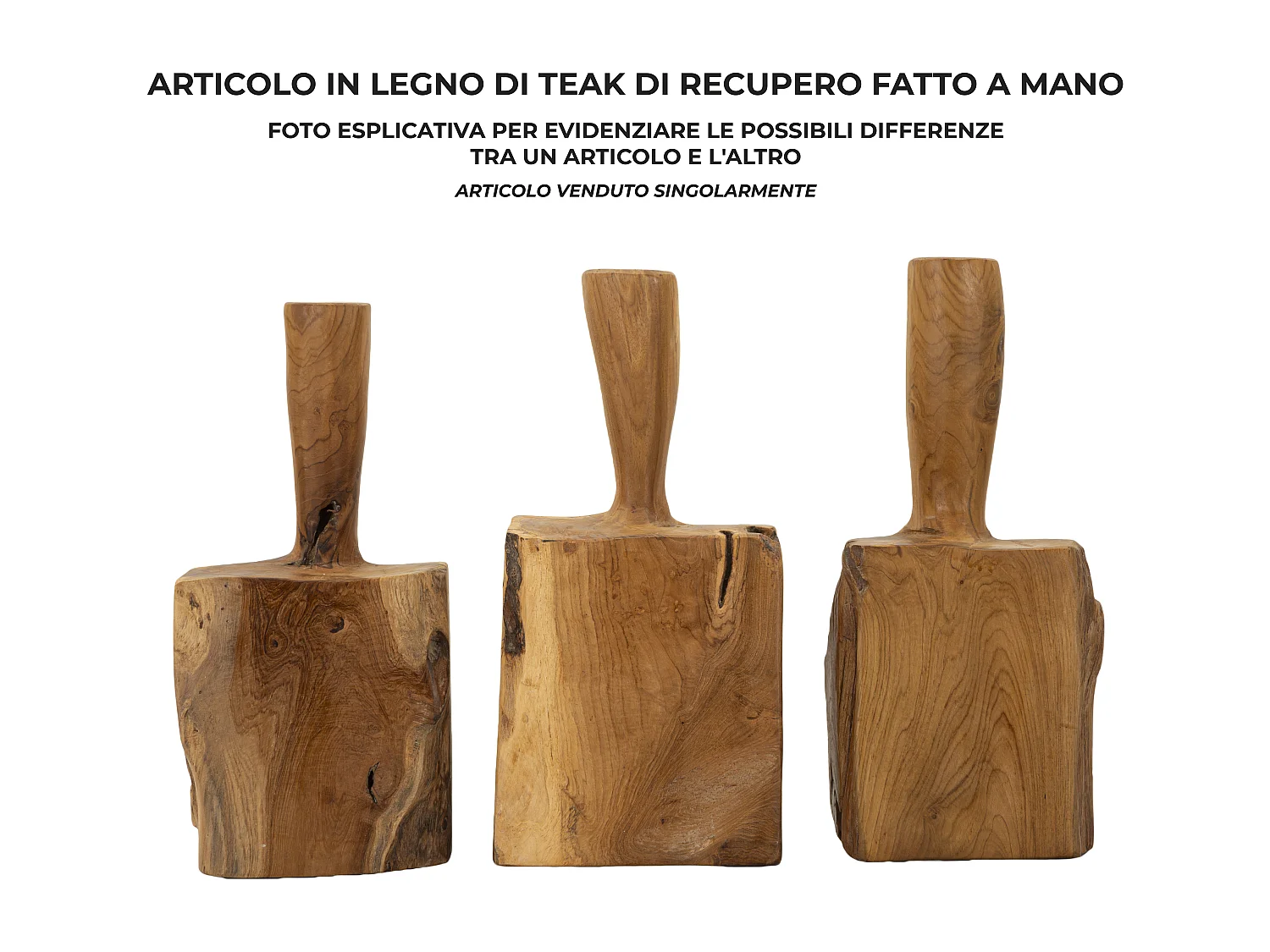 Fermaporte in legno marrone cm 17x13x37