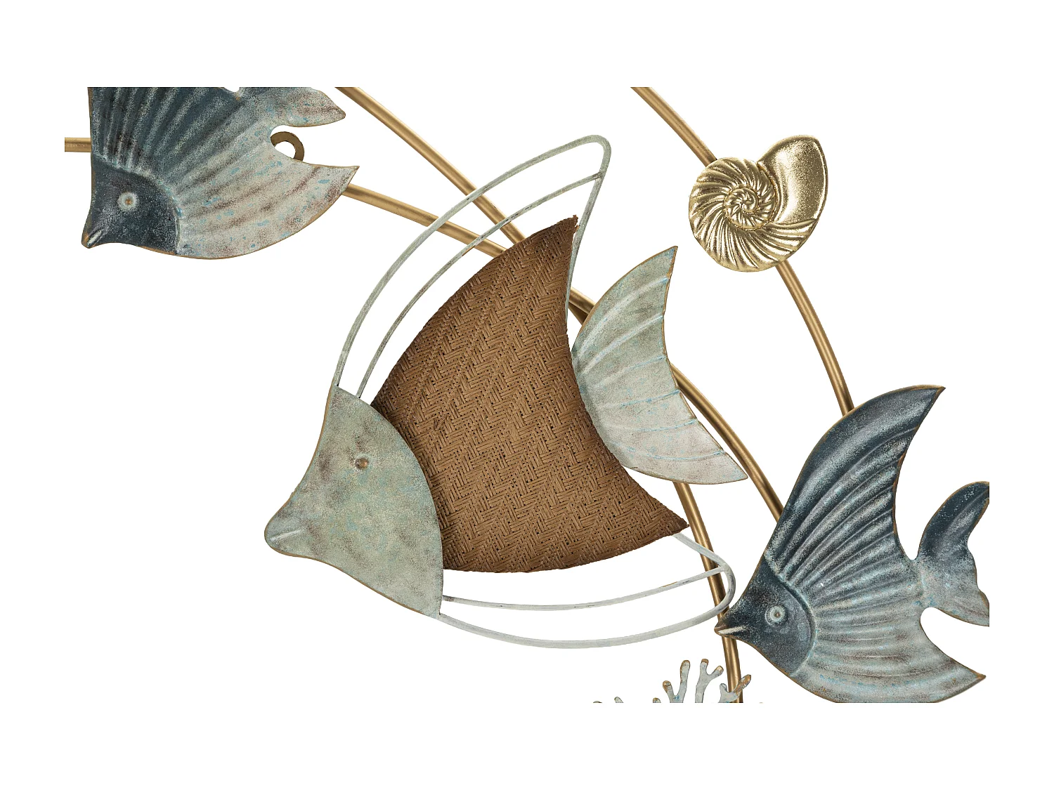 Décoration Murale en Métal "Dory" 86cm Multicolore