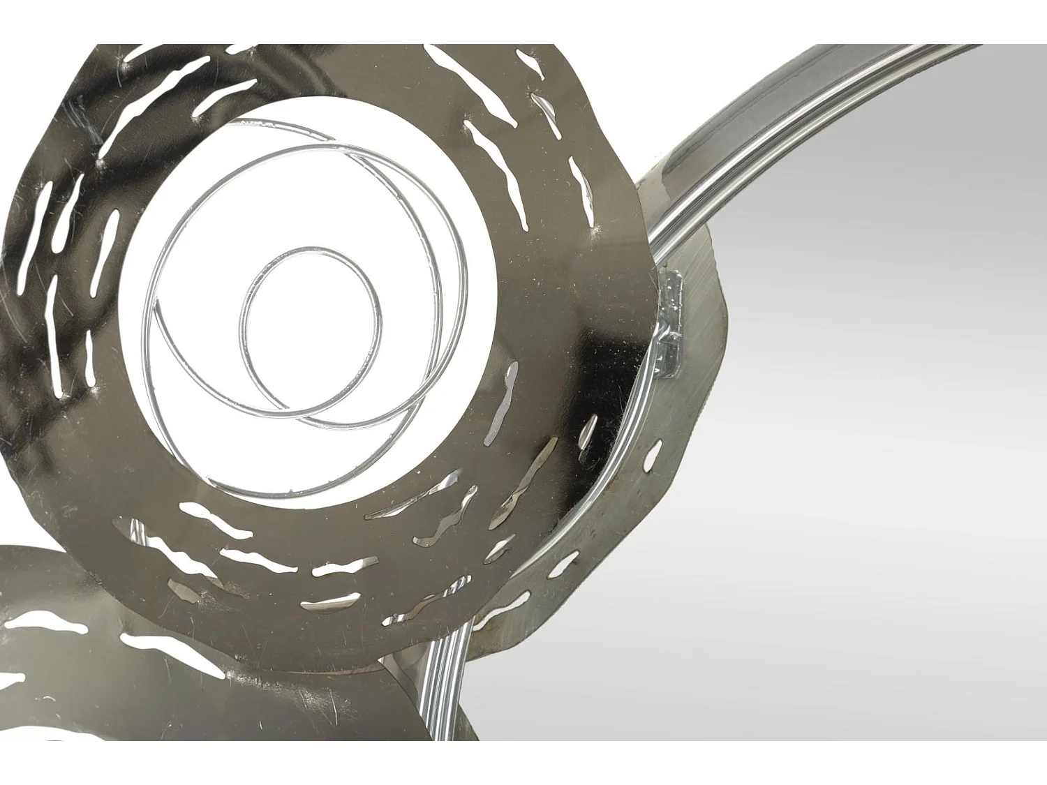 Pannello decorativo in metallo con specchio cm 106x3,8x48.