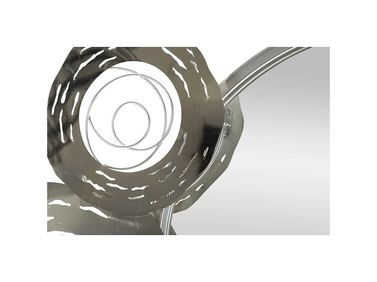 Dekopaneel aus Metall mit Spiegel 106x3,8x48 cm