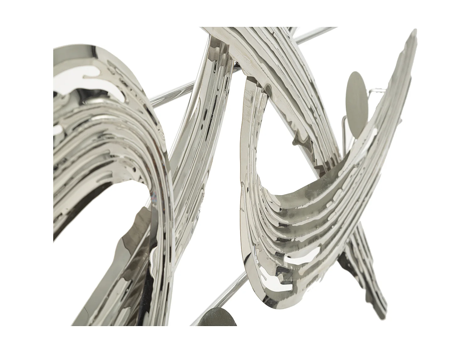 Décoration Murale en Métal "Mondrian" 121cm Argent