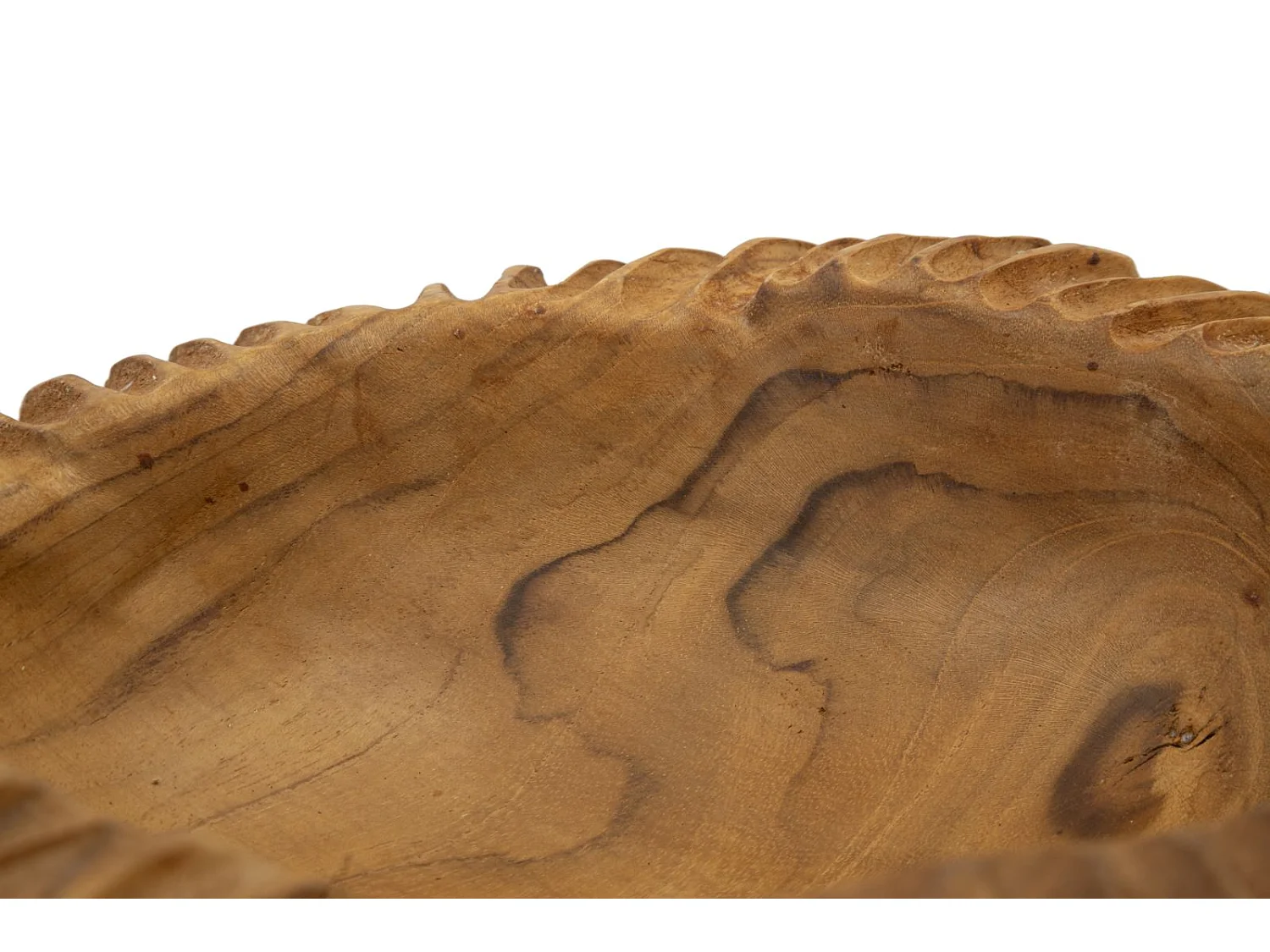 Svuotatasche in legno marrone cm Ø 32x11
