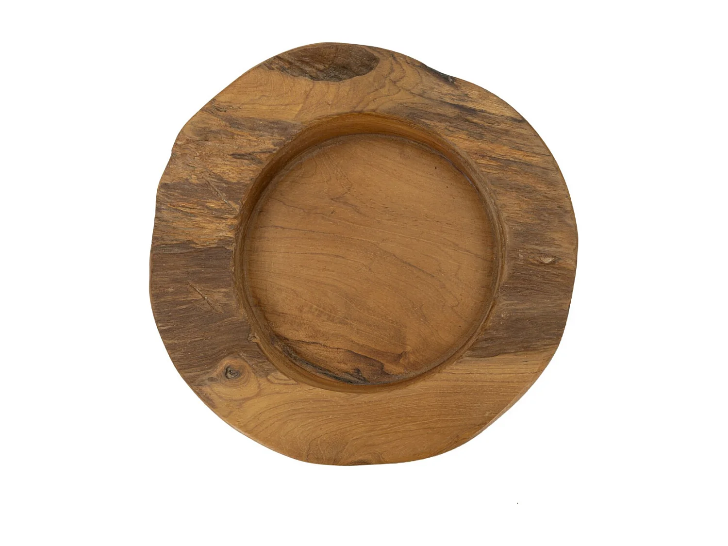 Vide-Poche en Bois "Erusi" 20cm Naturel