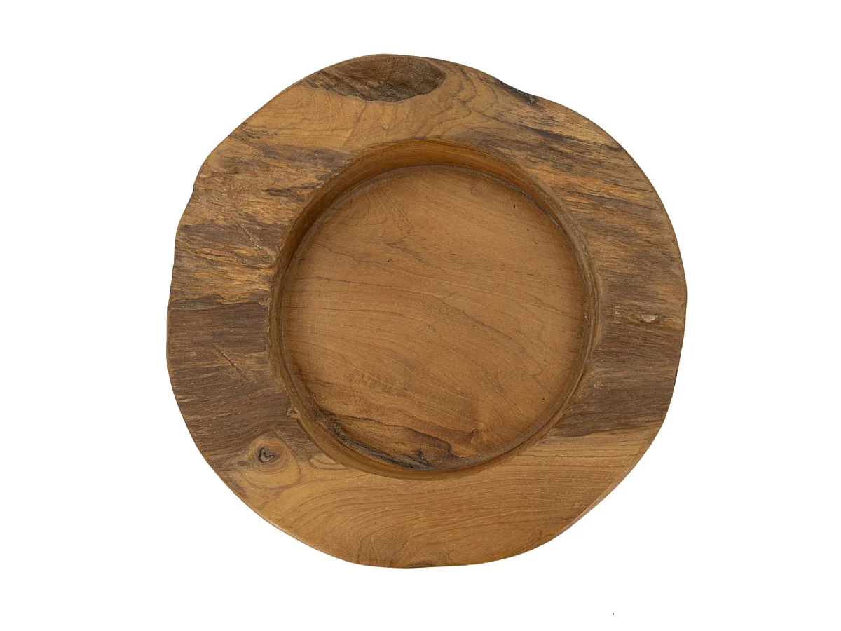 Vide-Poche en Bois "Erusi" 20cm Naturel