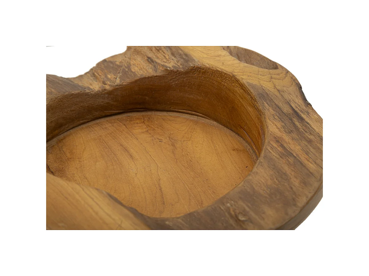 Vide-Poche en Bois "Erusi" 20cm Naturel