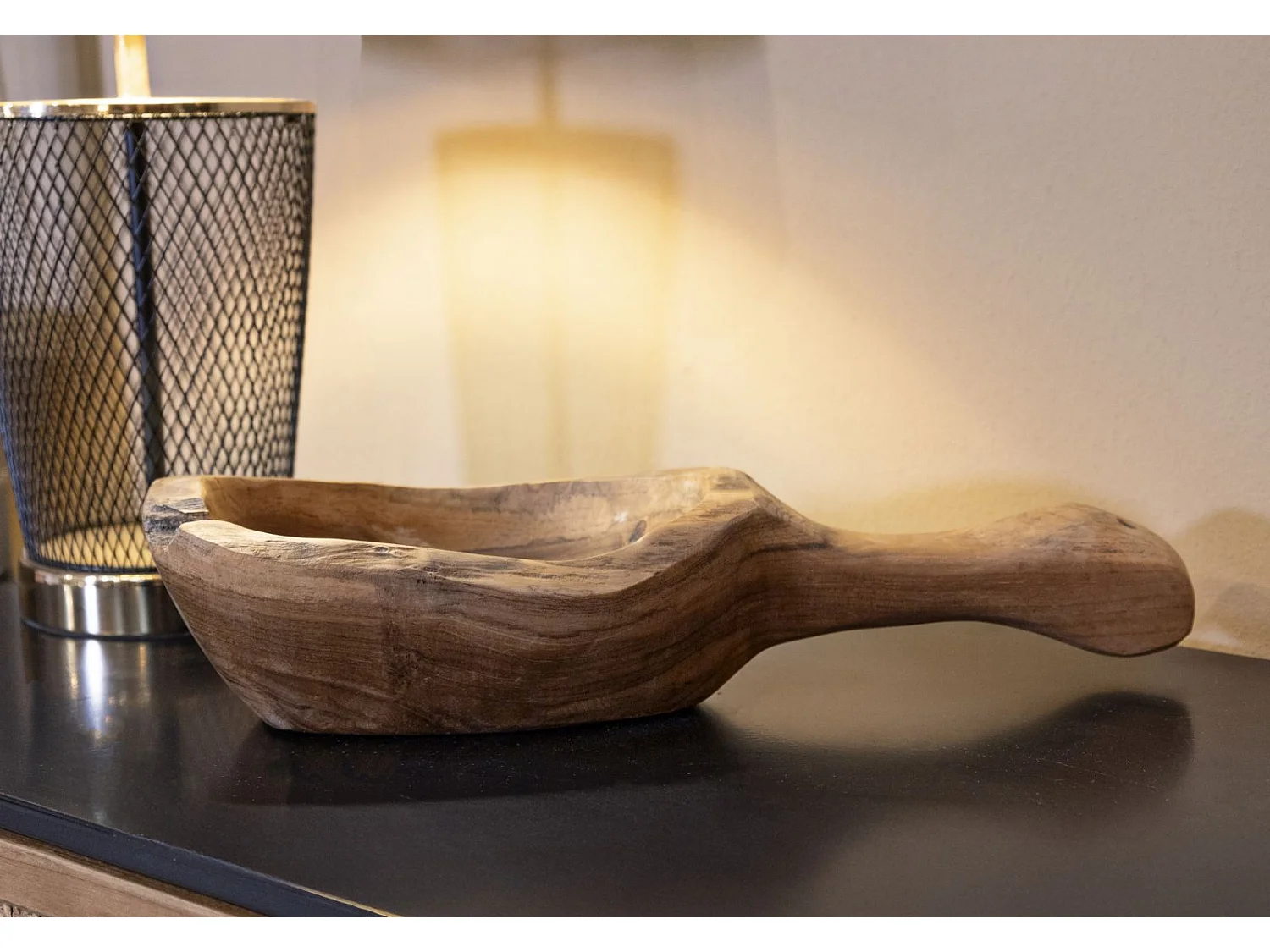 Vide-Poche en Bois "Spoon" 36cm Naturel
