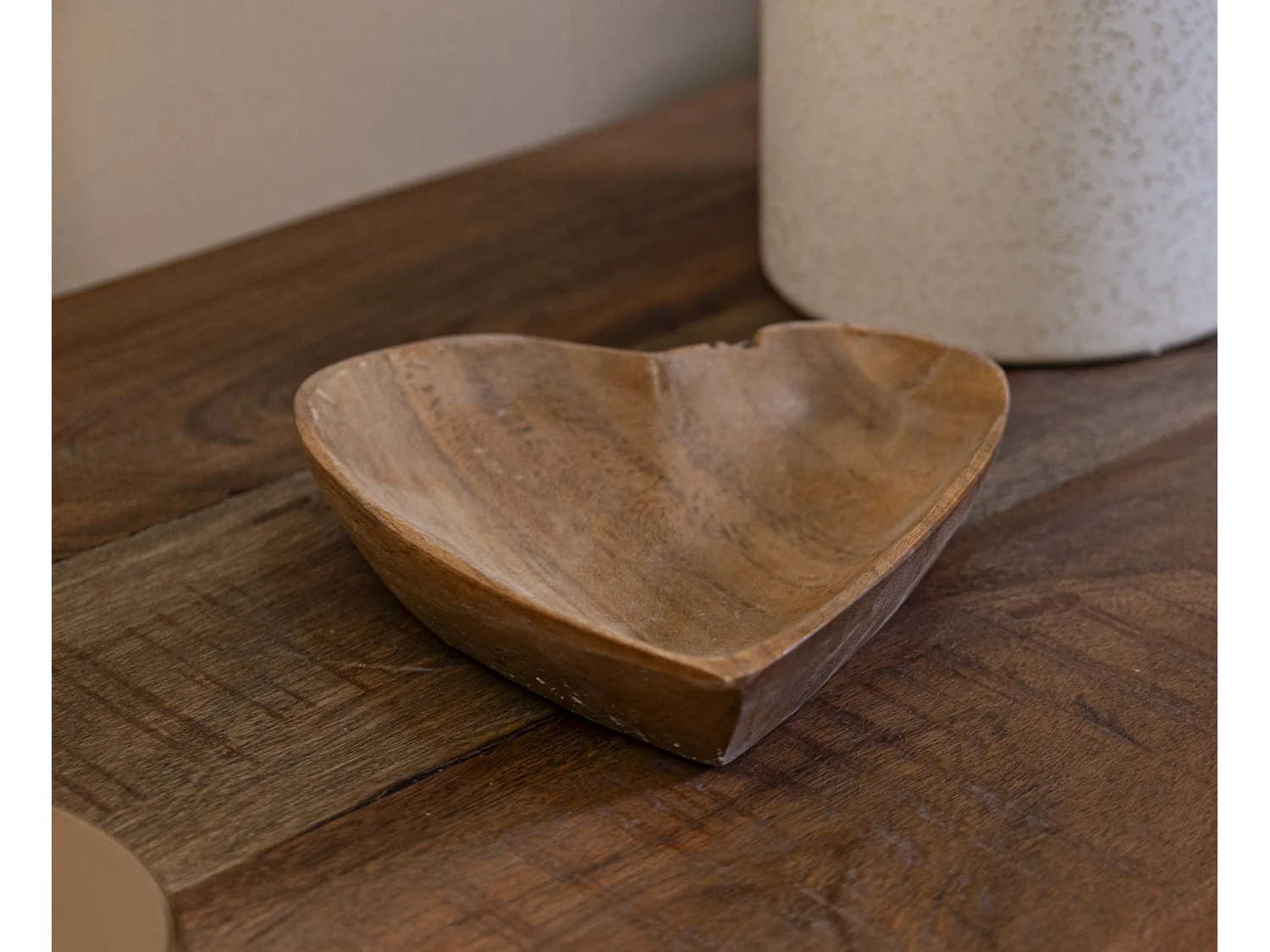 Svuotatasche in legno marrone cm 15x17x3,5