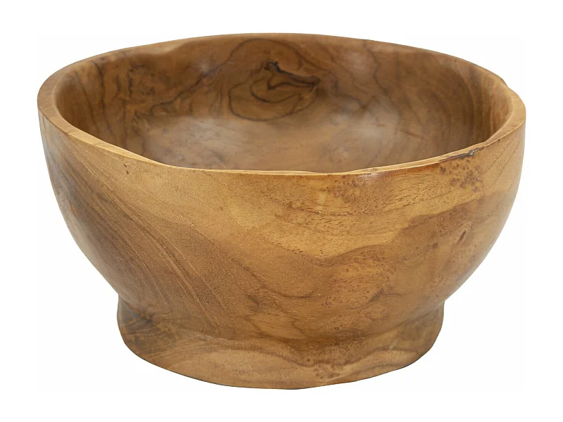 Svuotatasche in legno marrone cm Ø 15x8