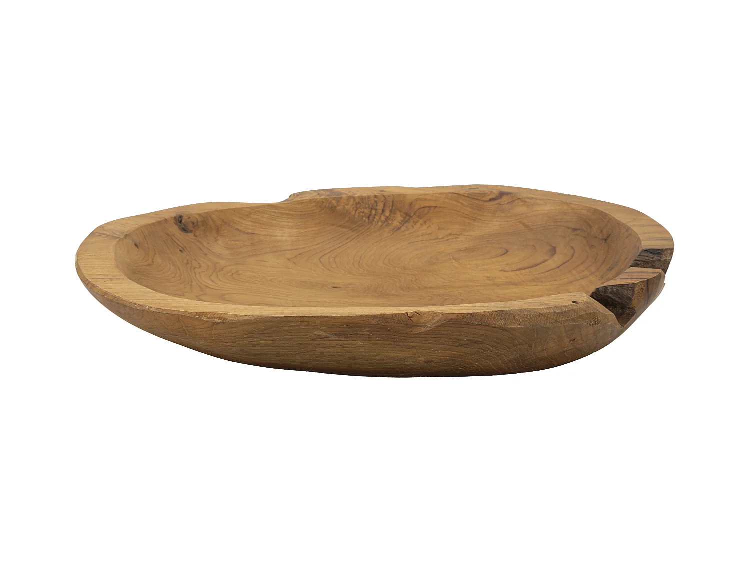Svuotatasche in legno marrone cm 43x38x7