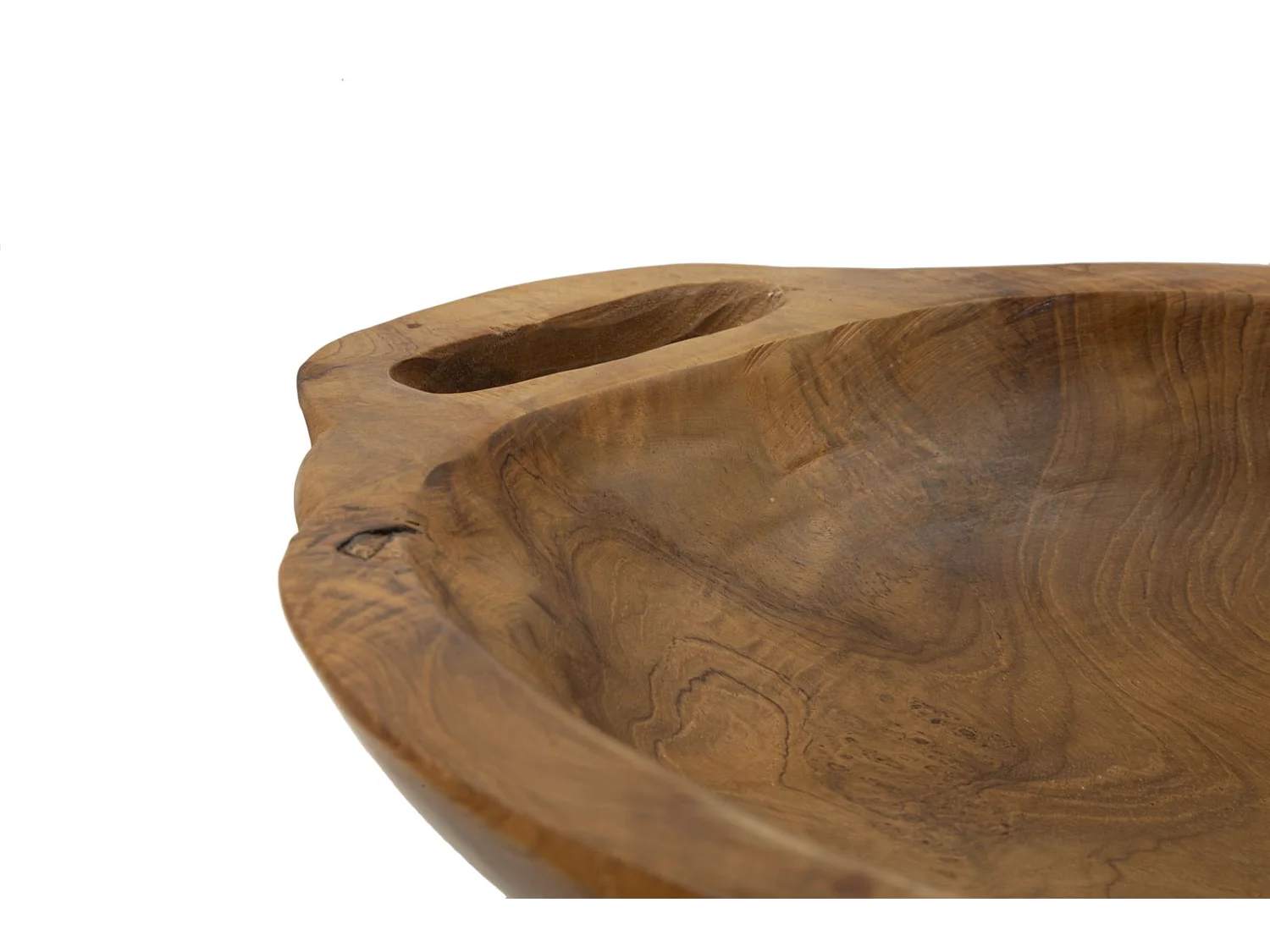 Svuotatasche in legno marrone cm 37x26,5x7