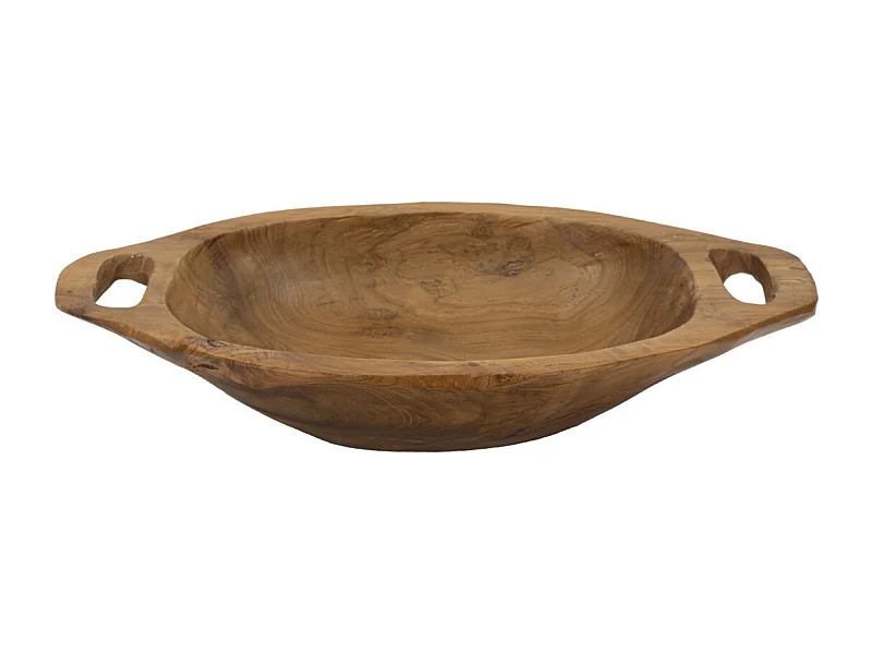 Svuotatasche in legno marrone cm 37x26,5x7