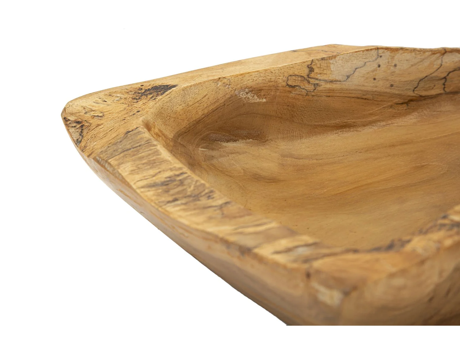 Svuotatasche in legno marrone cm 25x19x7