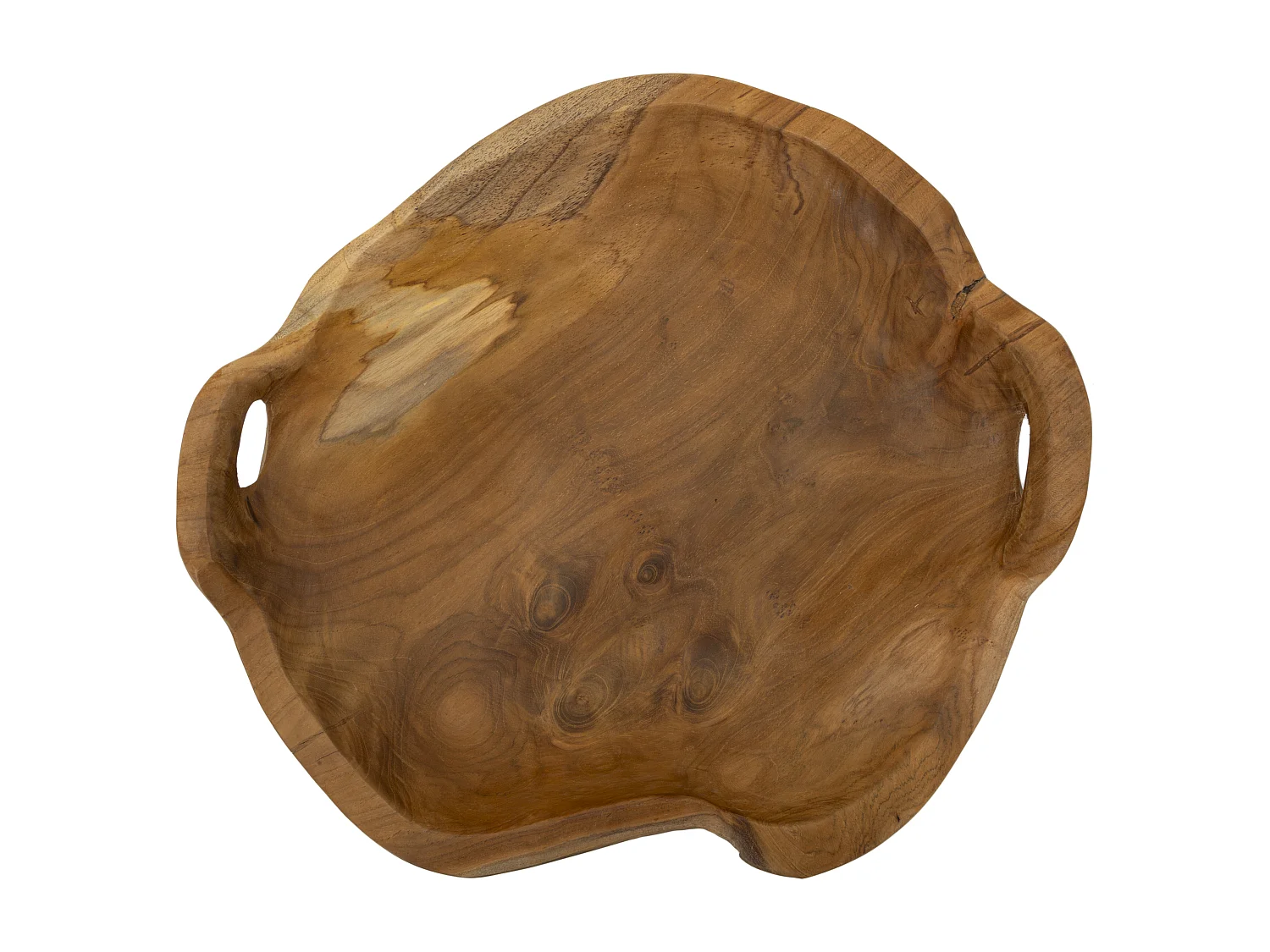 Svuotatasche in legno marrone cm 42x36x7