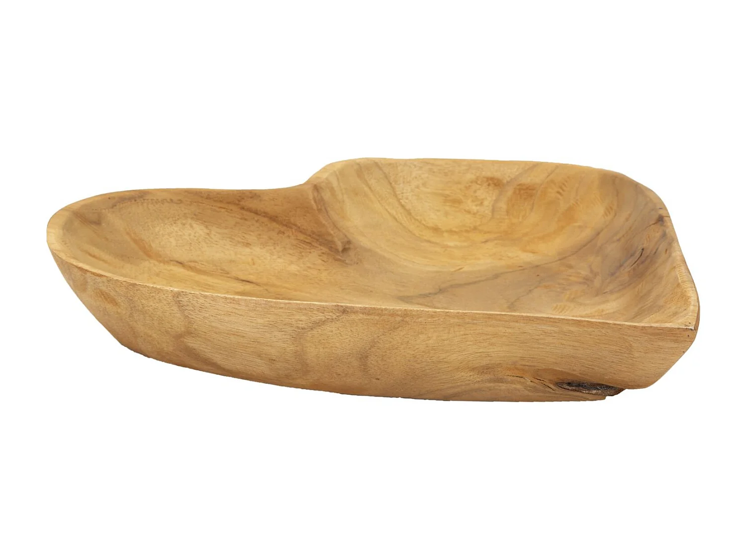 Svuotatasche in legno marrone cm 27x29x4