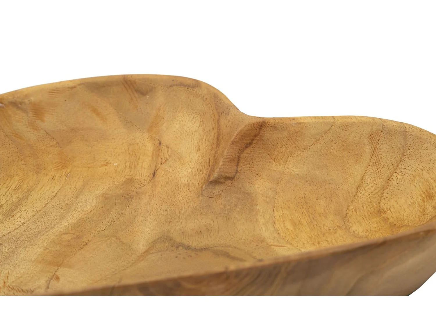 Vide-Poche Cœur en Bois "Kiha" 29cm Naturel