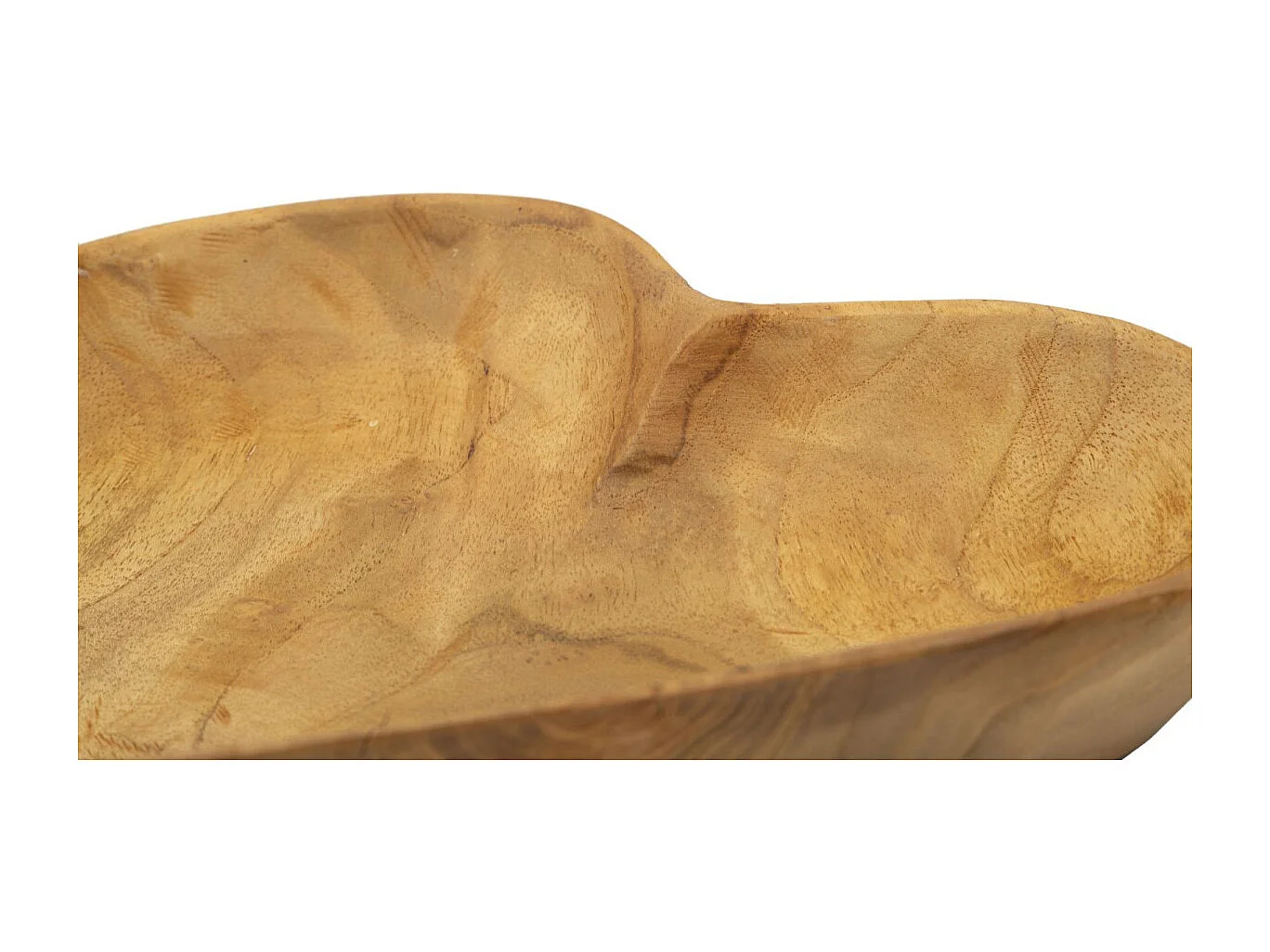 Vide-Poche Cœur en Bois "Kiha" 29cm Naturel