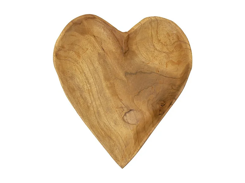 Bruine houten lege zak 27x29x4 cm