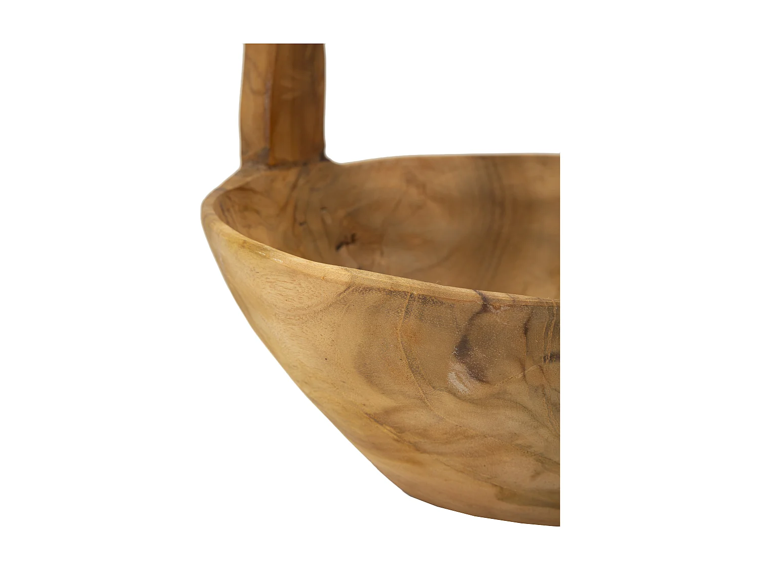 Svuotatasche in legno marrone cm 32x25x27