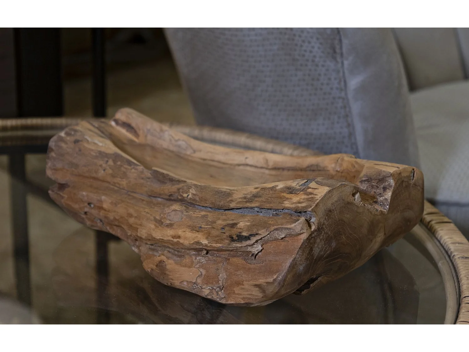 Vide-Poche en Bois "Narro" 31cm Naturel