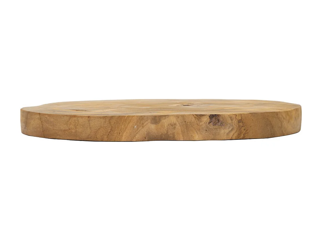 Plateau en Teck "Pokon" 24cm Naturel