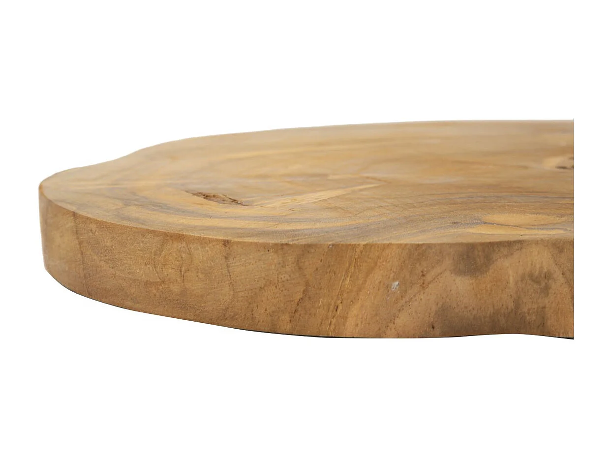 Plateau en Teck "Pokon" 24cm Naturel