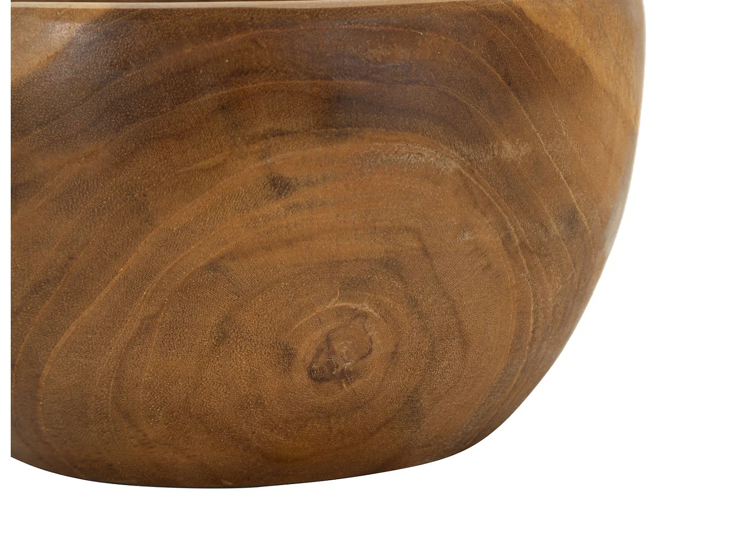 Svuotatasche in legno marrone cm Ø15x9,5