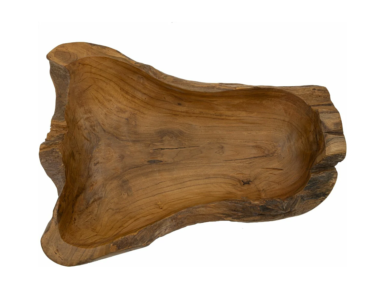 Svuotatasche in legno marrone cm 29x40x10