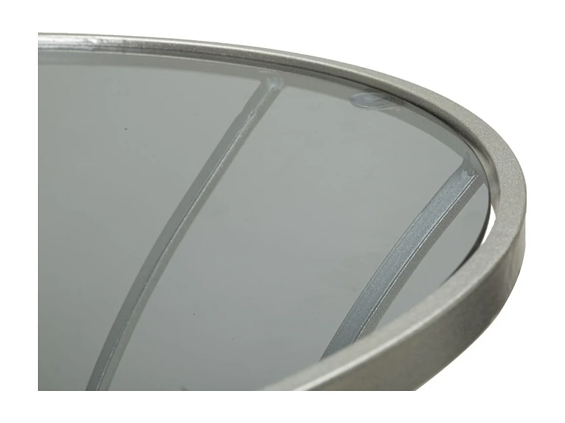 Table d'Appoint en Métal "Trixy" 68cm Argent