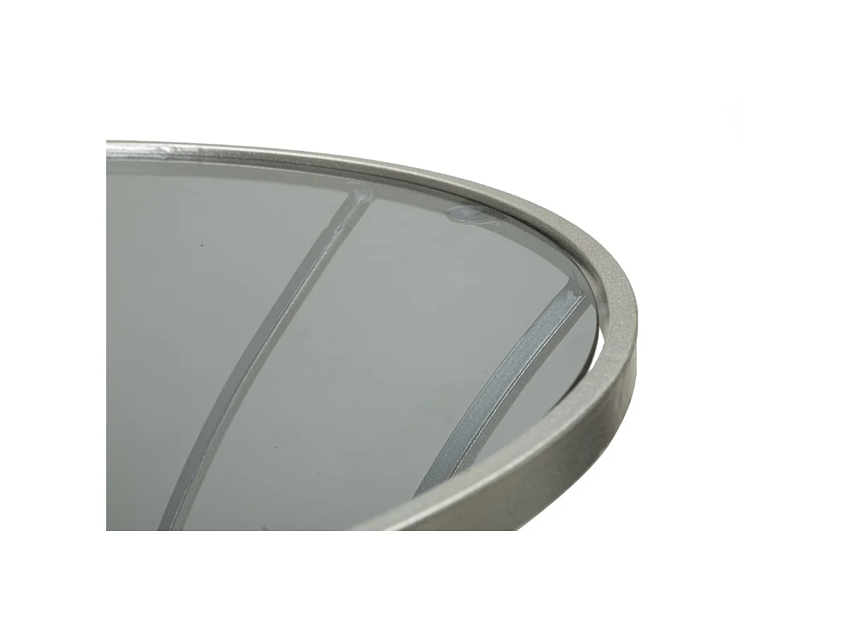 Table d'Appoint en Métal "Trixy" 68cm Argent