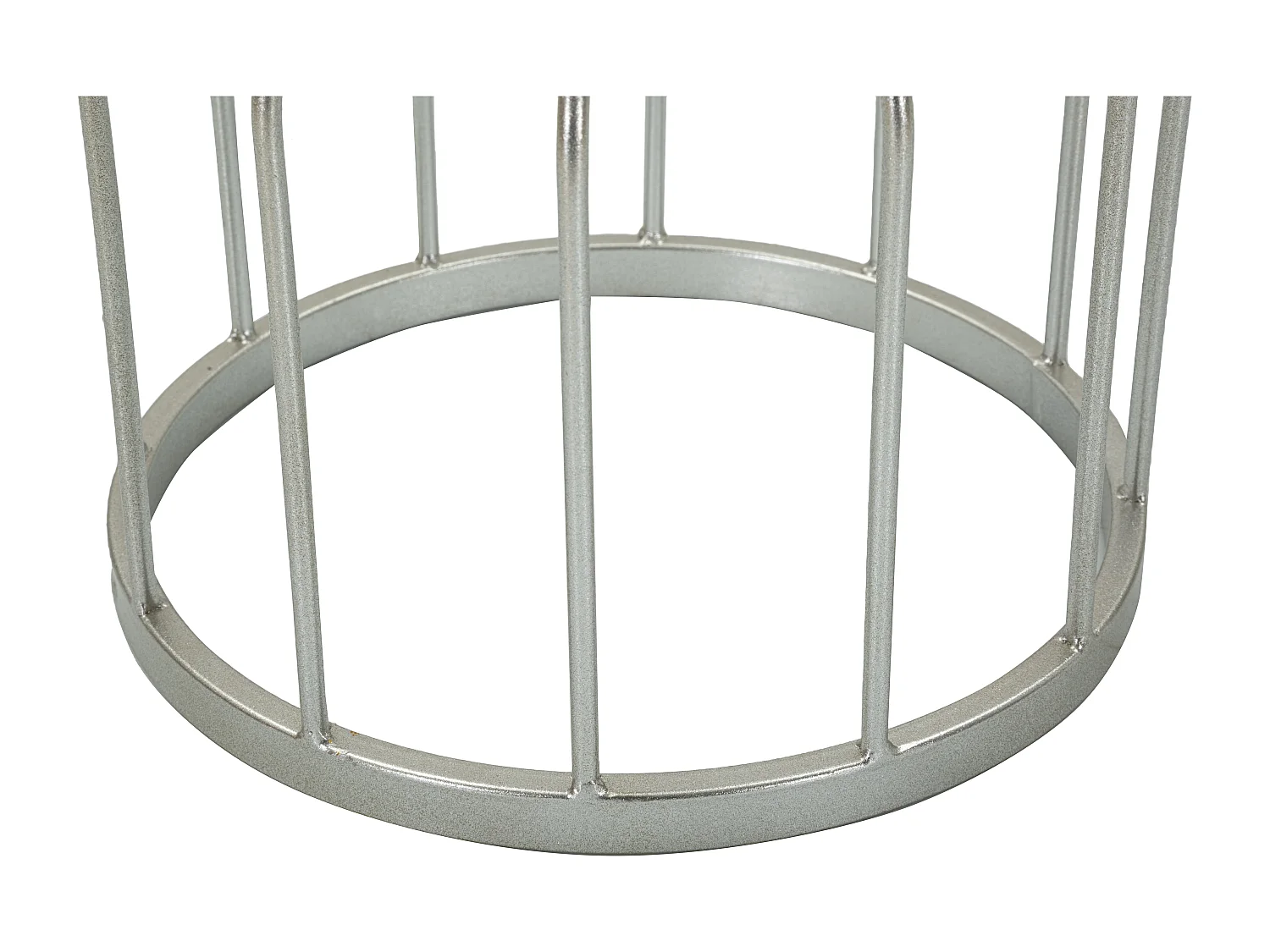 Table d'Appoint en Marbre "Cup" 58cm Argent