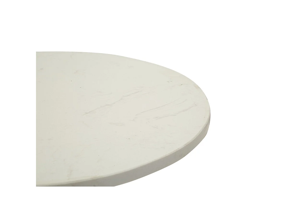 Table d'Appoint en Marbre "Cup" 58cm Argent